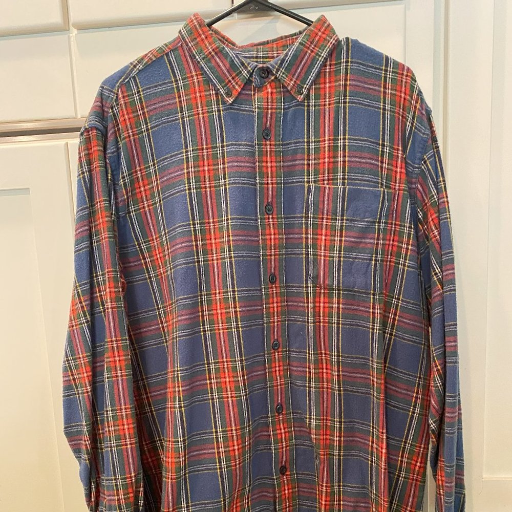 LL Bean Slightly Fitted Flannel